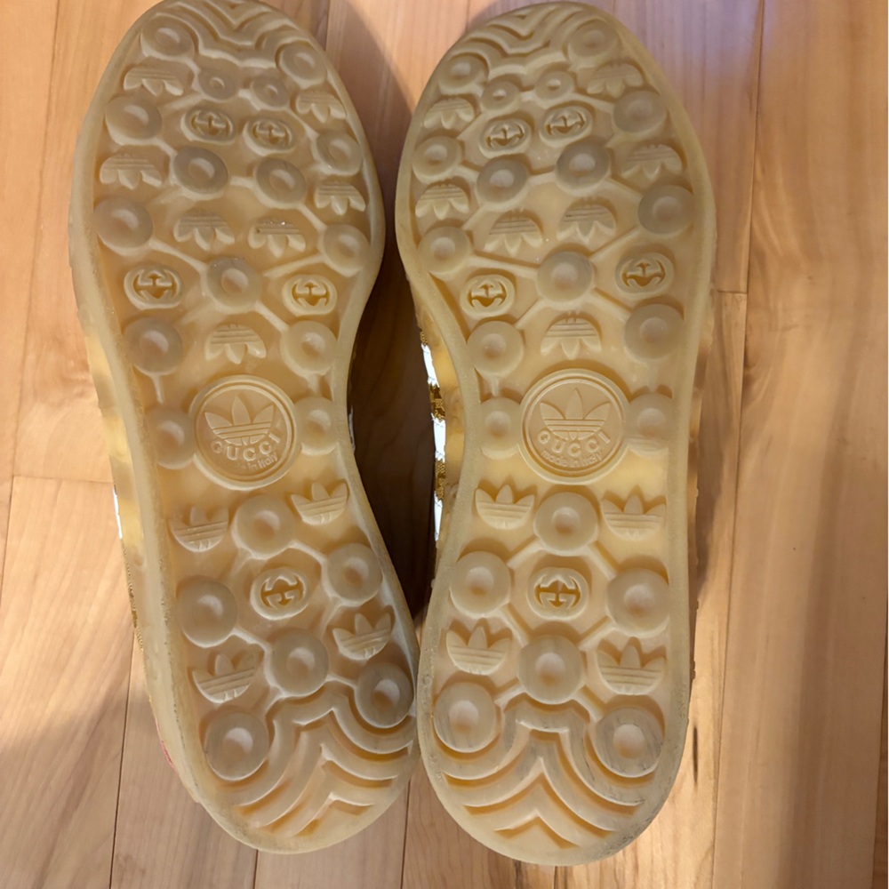 Gucci Adidas Gazelle Monogrammed Sneakers - Picture 10 of 13